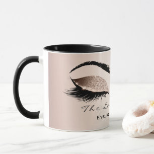 Svart för glitter för studio för Makeup för Mugg