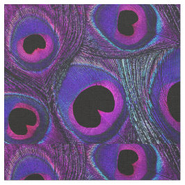 Svart för grå färg för påfågelfjädertyg tyg