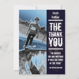 Svart för kort för rockbandpubMitzvah tack