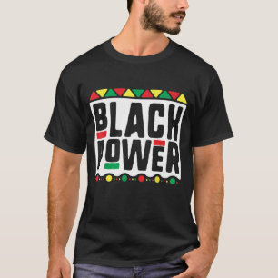 Svart för manar kvinnor - historik för barn, afrik t shirt