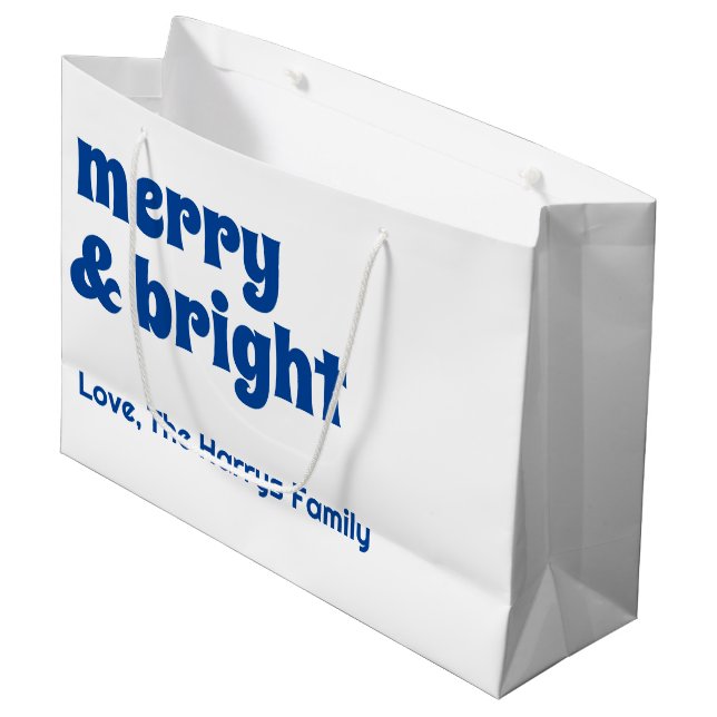 Svart för Merry & Bright Minimalist-julfamiljen (Framsidan Vinklad)