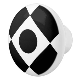 Svart för mod Retro 60 Knopp