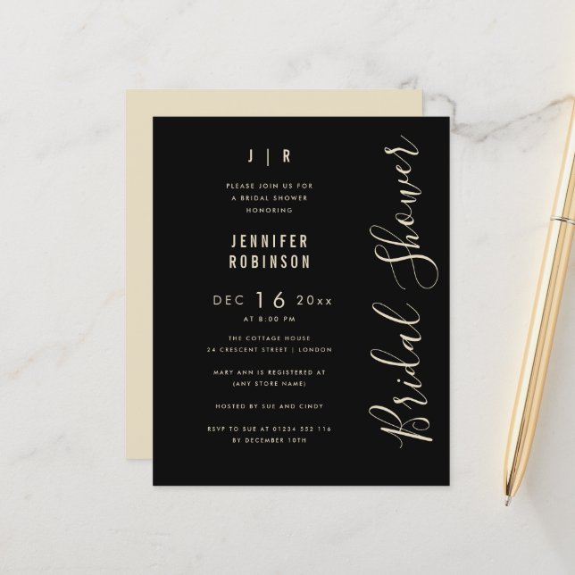 Svart för modern Möhippa för budgetskript (Fram/Back In Situ)