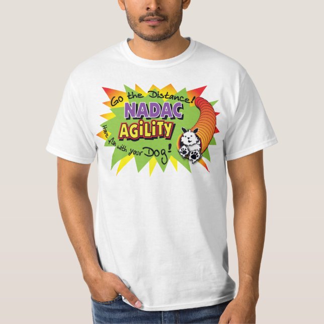 Svart för NADAC Tunnelers & vithund tröja (Framsida)