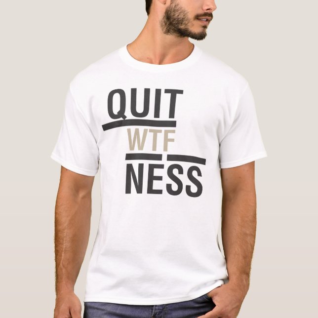 Svart för Quitness Tshirt 2 Tee (Framsida)