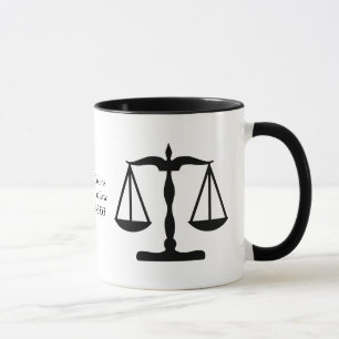 Svart för rättvisafjäll~ mugg