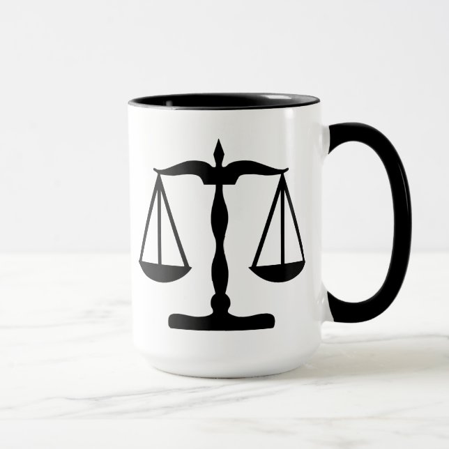 Svart för rättvisafjäll~ mugg (Höger)