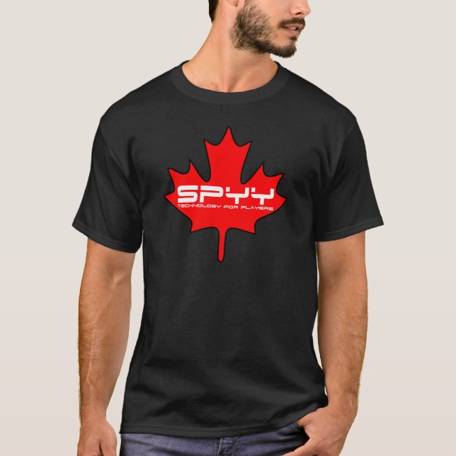 Svart för SPYY-lövT-tröja T Shirt (Framsida)