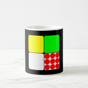 Svart för Tour De France Jerseys 3 Kaffemugg