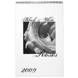 Svart- & för vit ros 2009 kalender