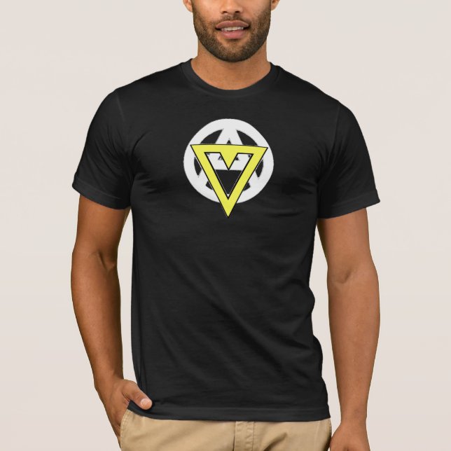 Svart för Voluntaryist anarkistskjorta T Shirt (Framsida)