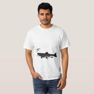 Svart forell t shirt