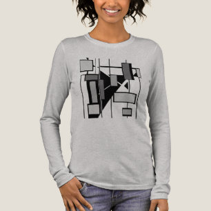 Svart form av grått-kol, MCM-design T Shirt
