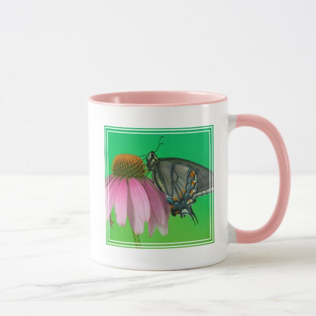 Svart form av östlig tiger swallowtail mugg (Höger)