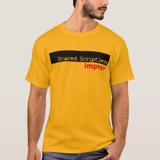 Svart förskräckt Scriptless boxas logotypskjortan T-shirt