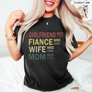 Svart första gången Mamma/Gravid T Shirt