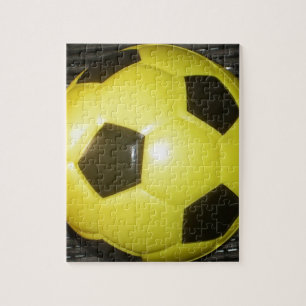Svart fotboll och Gult Pussel