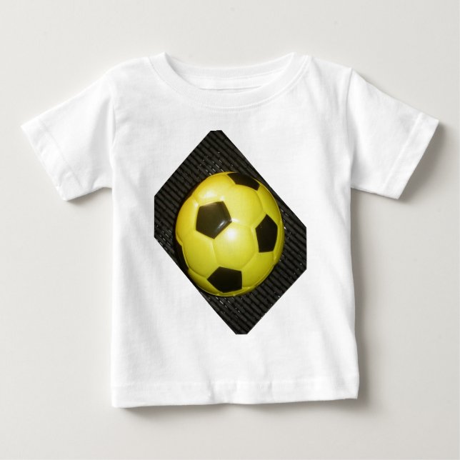 Svart fotboll och Gult Tee (Framsida)