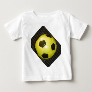 Svart fotboll och Gult Tee Shirt