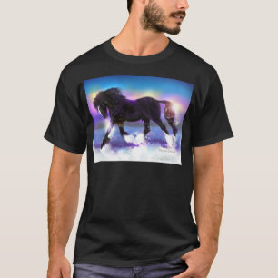 Svart fotgrevskap t-shirt
