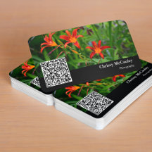Svart fotokod och QR-kod
