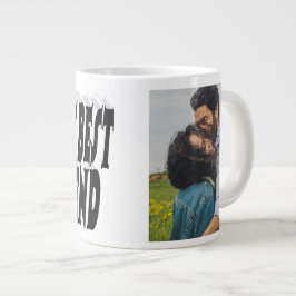 Svart fototypografi av Boykompis Jumbo Mugg