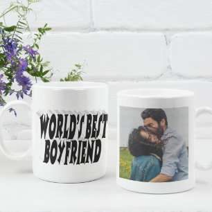 Svart fototypografi av Boykompis Kaffemugg