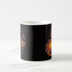 Svart Fractalmugg Kaffemugg