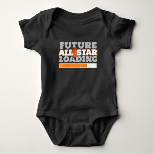 Svart Framtid All Star Laddar Baby Basket T Shirt