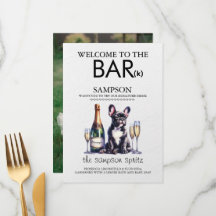 Svart fransk bulldogg bar