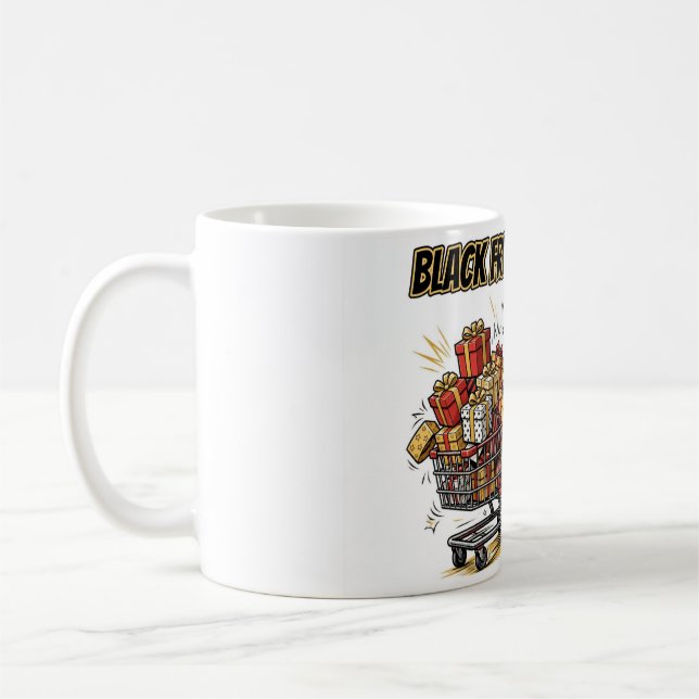Svart Fredag-överlevare kaffemugg (Vänster)