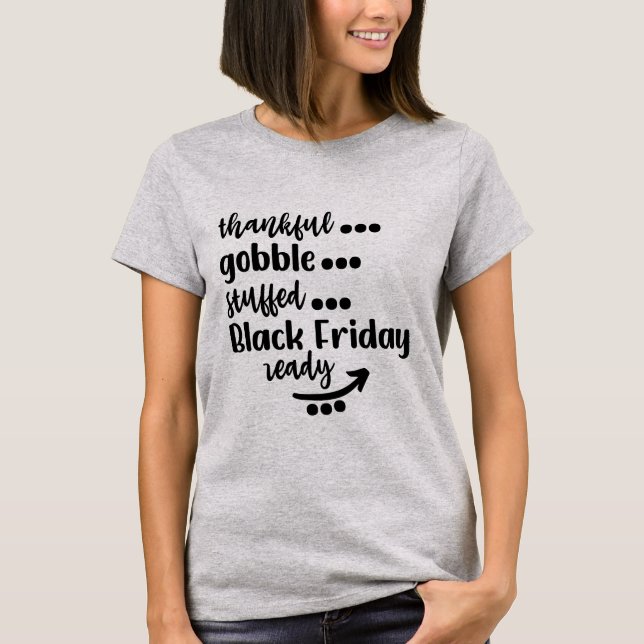 Svart Fredag T Shirt (Framsida)