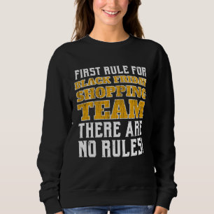 Svart Fredag Team Shopping Matchande Familj Jul T Shirt