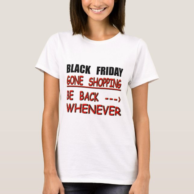 svart fredag tee shirt (Framsida)