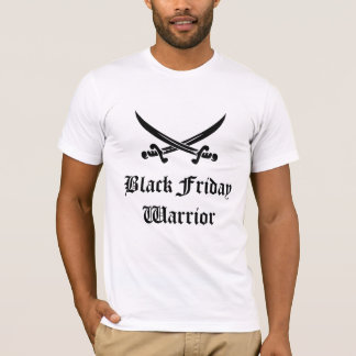 Svart fredagkrigare t-shirt