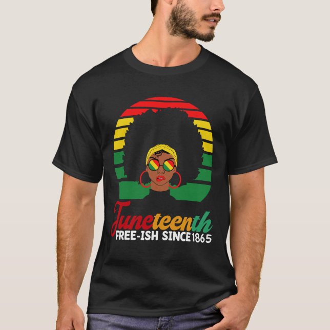Svart fri Ish sedan 1865 18 T Shirt (Framsida)