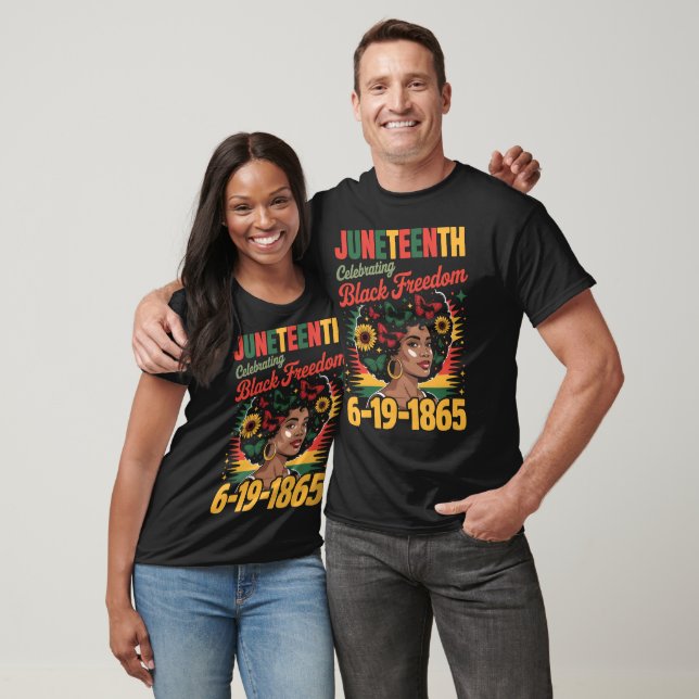 Svart frihetshistorik, 18:e firandet t shirt (Unisex)