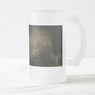 Svart frostig mugg för UF