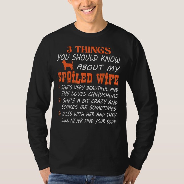 Svart fru Kärlek Chihuahuas Crazy Skrämmer T Shirt (Framsida)