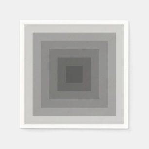 Svart geometrisk fyrkant pappersservett