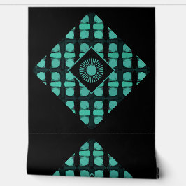 Svart geometriska former i modern Grönt