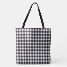 Svart Gingham