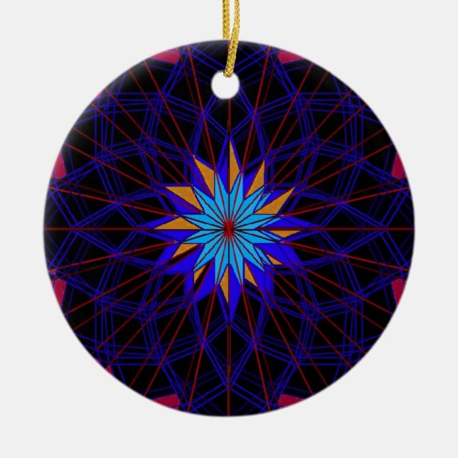 Svart glasets webben, ornament (Framsidan)
