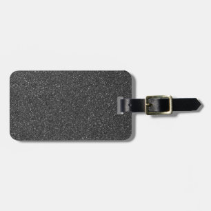 Svart glitter bagagebricka