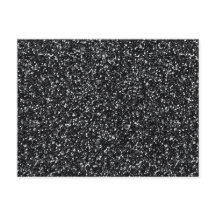 Svart glitter