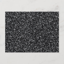 Svart glitter vykort