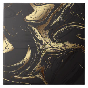 Svart golden marble struktur keramisk plattor kakelplatta