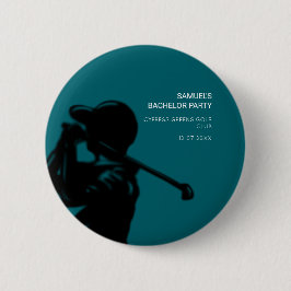 Svart golfer Golfing Resa Bachelor Party minimum Knapp