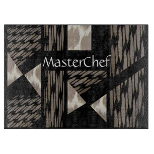 Svart/grå färg/vit för bräde för MasterChef k