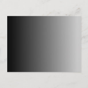 Svart Grå Ombre Blank Vykort